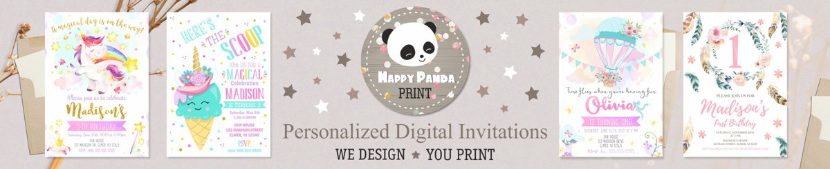 デザイナーブランド - Happy Panda Print
