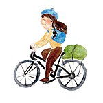 設計師品牌 - Jessie x Alashi Cycling Illustration