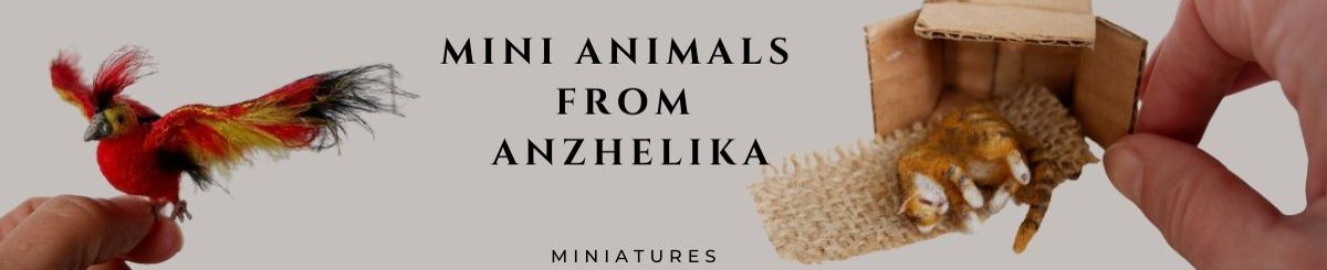 デザイナーブランド - Mini animals from Anzhelika