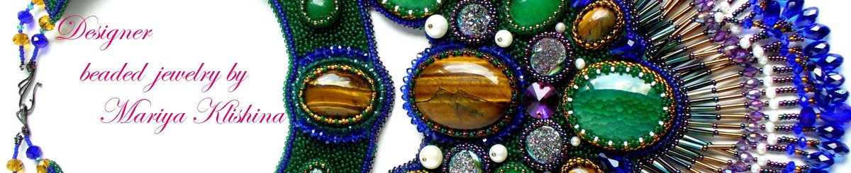 Designer beaded jewelry by Mariya Klishina