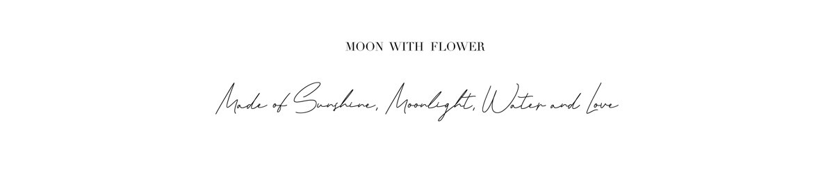 デザイナーブランド - Moon With Flower