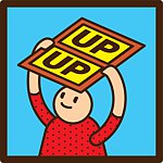 UP UP 舉牌小人