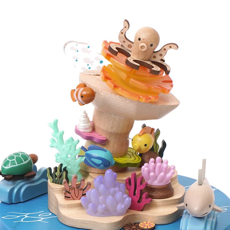 Wooden Animated Light with Music - Coral Reef | Wooderful life - โคมไฟ - ไม้ หลากหลายสี