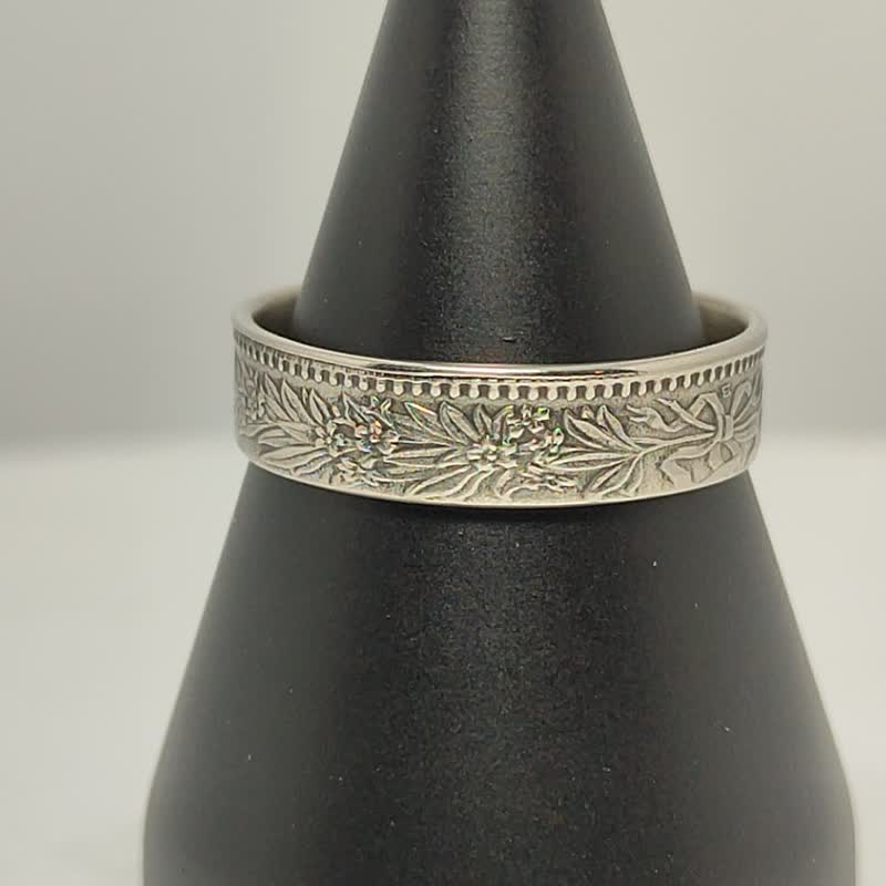 Switzerland Coin Ring, Switzerland Man Ring, Coin Ring Switzerland Franc - 戒指 - 其他金屬 