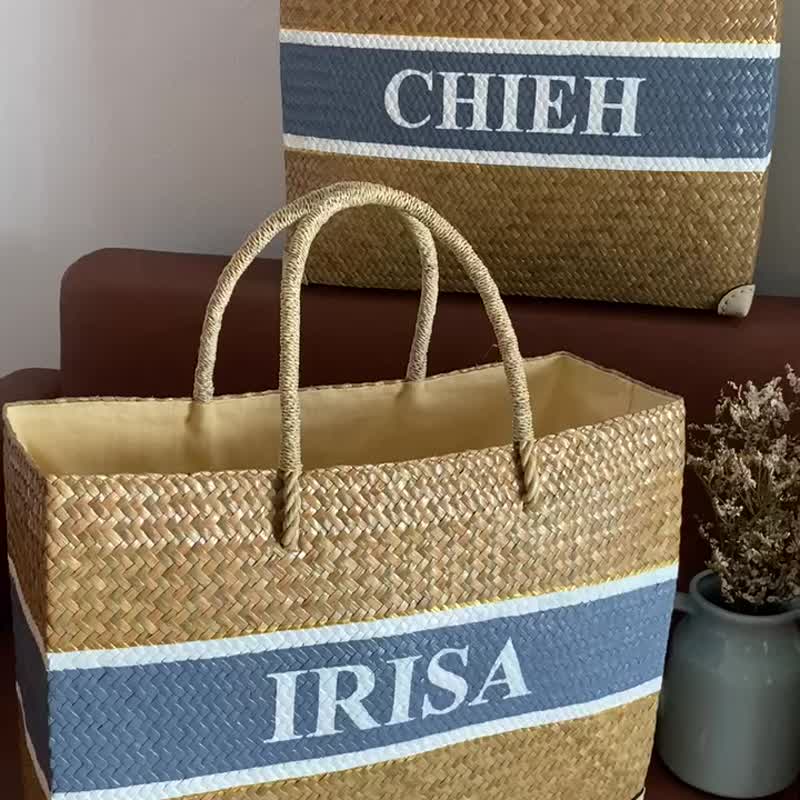 BOHOPeach Handbags custom name for weekend trip Luxury Gifts - 手提包/手提袋 - 其他材質 