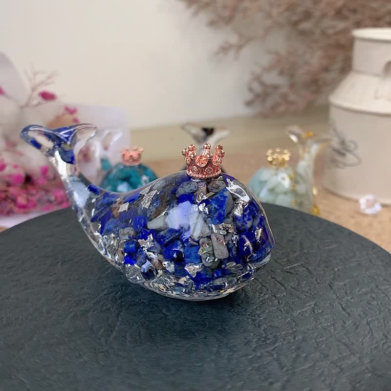 水晶 鯨魚 M號 | 天然石手作 | 居家擺飾 療癒小物 | 海藍寶 - 擺飾/家飾品 - 水晶 多色
