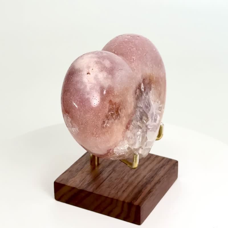 莫蘭迪瑪瑙愛心 750495 - 擺飾/家飾品 - 水晶 粉紅色