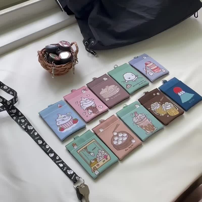 麻糬兔伸縮扣證件票卡夾 - 其他 - 其他材質 多色