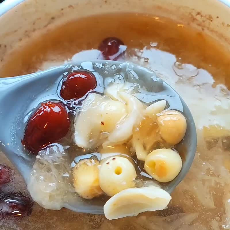 Seasonal limited Taiwan high pickled pear【Lily and lotus seed stewed pear, red date and snow fungus soup】 - Health Foods - Fresh Ingredients 