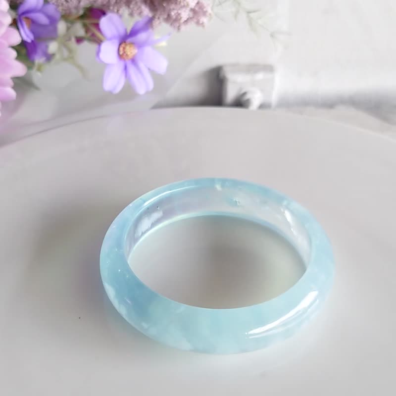 Miss feng natural stone-aquamarine bracelet. - Bracelets - Jade 