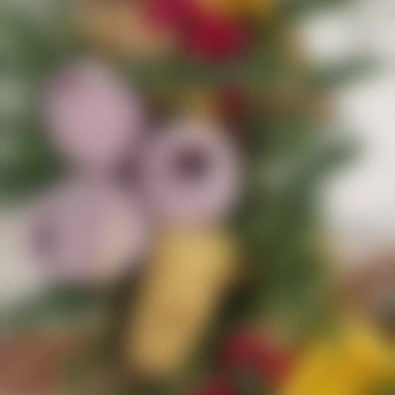 紅酒軟木塞聖誕花圈 聖誕藤圈 聖誕掛飾 永生花 乾燥花 天然果實 - 乾燥花/永生花 - 植物．花 