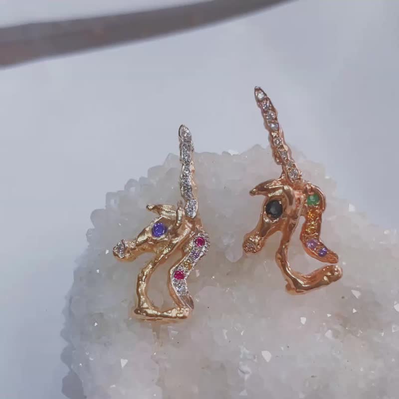 925純銀雙面生肖鎖骨鍊- Horse馬 - 鎖骨鍊 - 純銀 