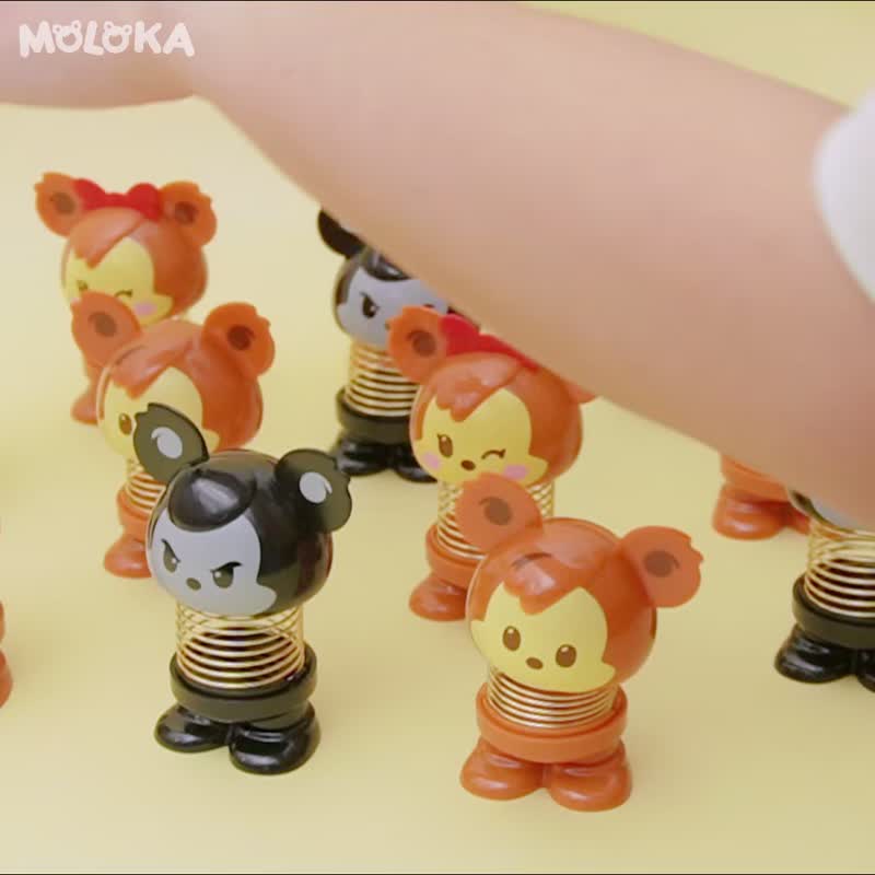 MOLOKA | Spring bobblehead bobblehead doll decoration random blind box - ตุ๊กตา - พลาสติก หลากหลายสี