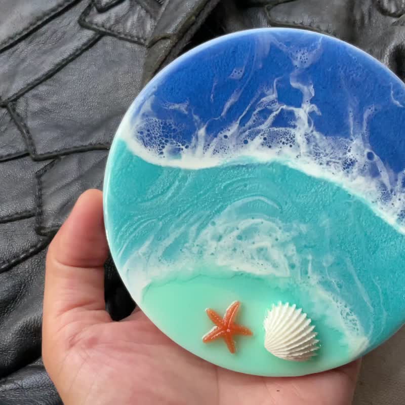 【喜歡海】療癒擺飾品。 - 擺飾/家飾品 - 樹脂 多色