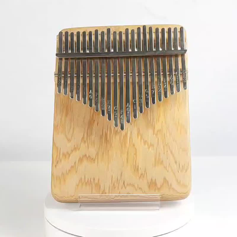 台灣鐵杉拇指琴/ KALIMBA / 21音拇指琴 - 吉他/樂器 - 木頭 金色