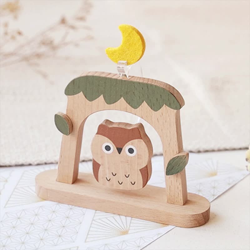 [Swing Diffuser-Accompany Owl] Healing Ornament/Style Diffuser/Gift Exchange - Items for Display - Wood Multicolor