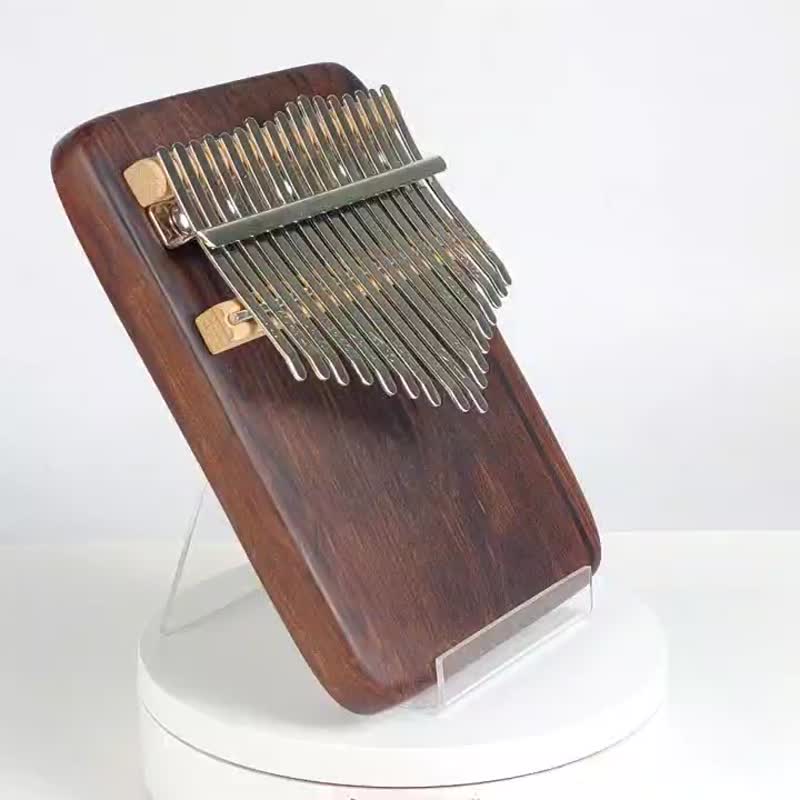 東非黑黃檀拇指琴/17音拇指琴/KALIMBA - 吉他/樂器 - 木頭 咖啡色