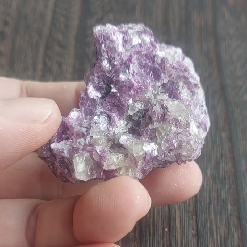レピドライトパープルレピドライト Lepidolite 天然鉱石 ブラジル産