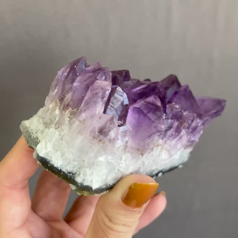 Brazilian amethyst amethyst cluster bottom rock pure natural natural crystal ore - Items for Display - Other Materials Purple