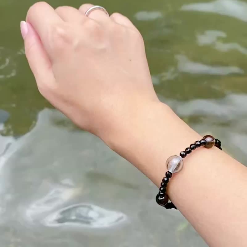 【Cinnamonmon】Prayer essential oil bracelet | Christmas gift - สร้อยข้อมือ - แก้ว 