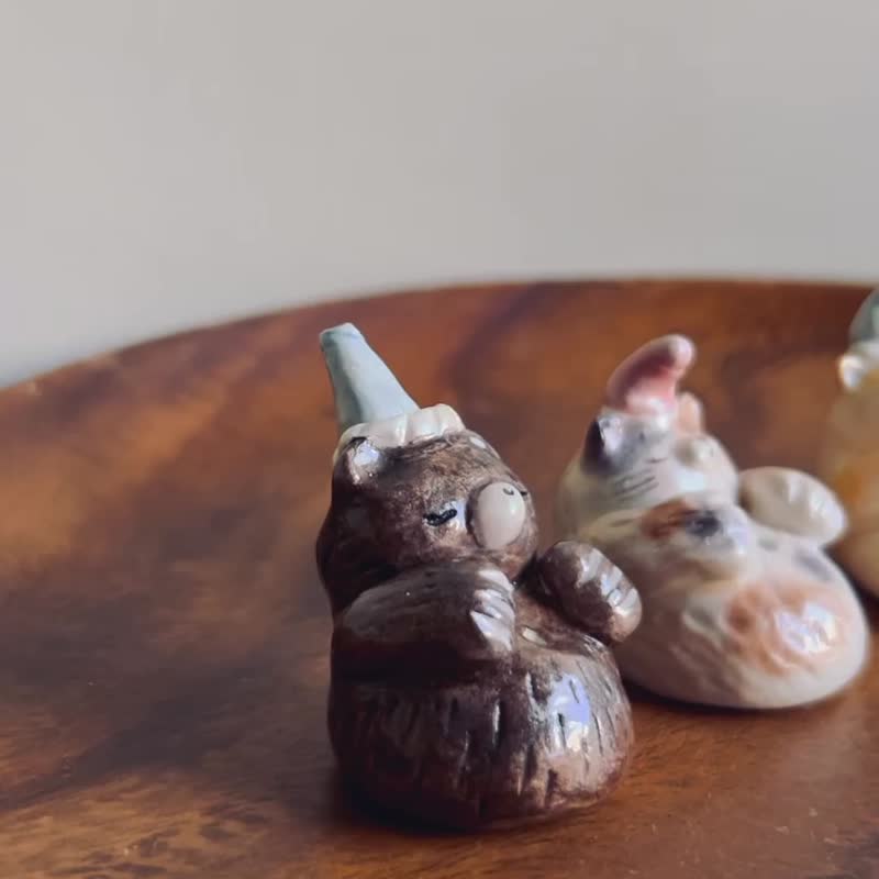 好好睡覺 軟陶擺飾 - 擺飾/家飾品 - 其他材質 