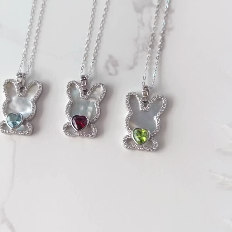 Natural Peridot Pendant and Necklace Sterling silver 925. - 項鍊 - 純銀 藍色