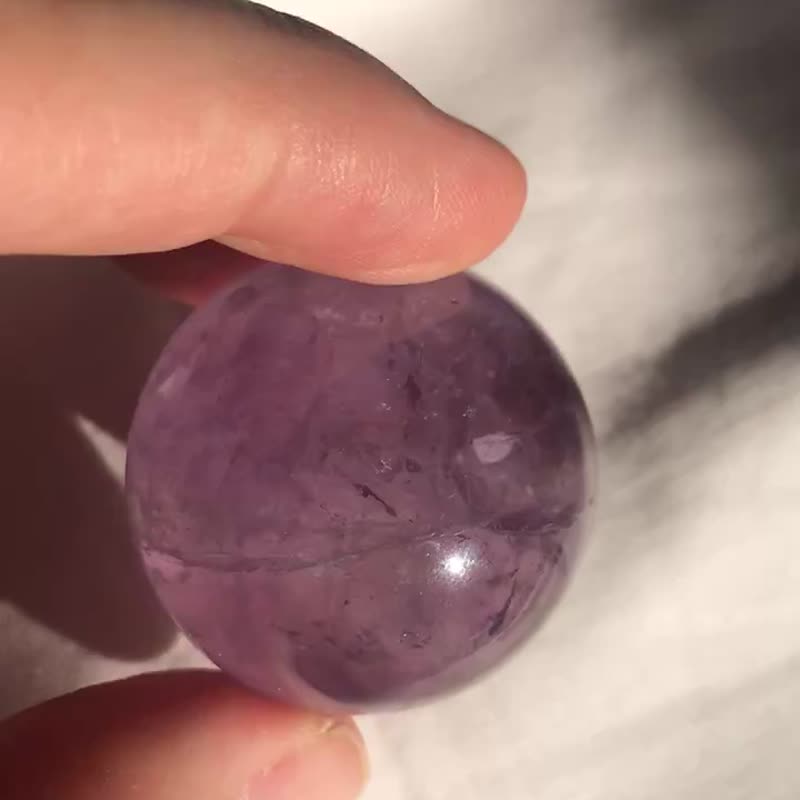 波利維亞 紫晶球 達碧茲 查皮丘 紫水晶 礦標 水晶球 水晶原礦 - 擺飾/家飾品 - 水晶 紫色