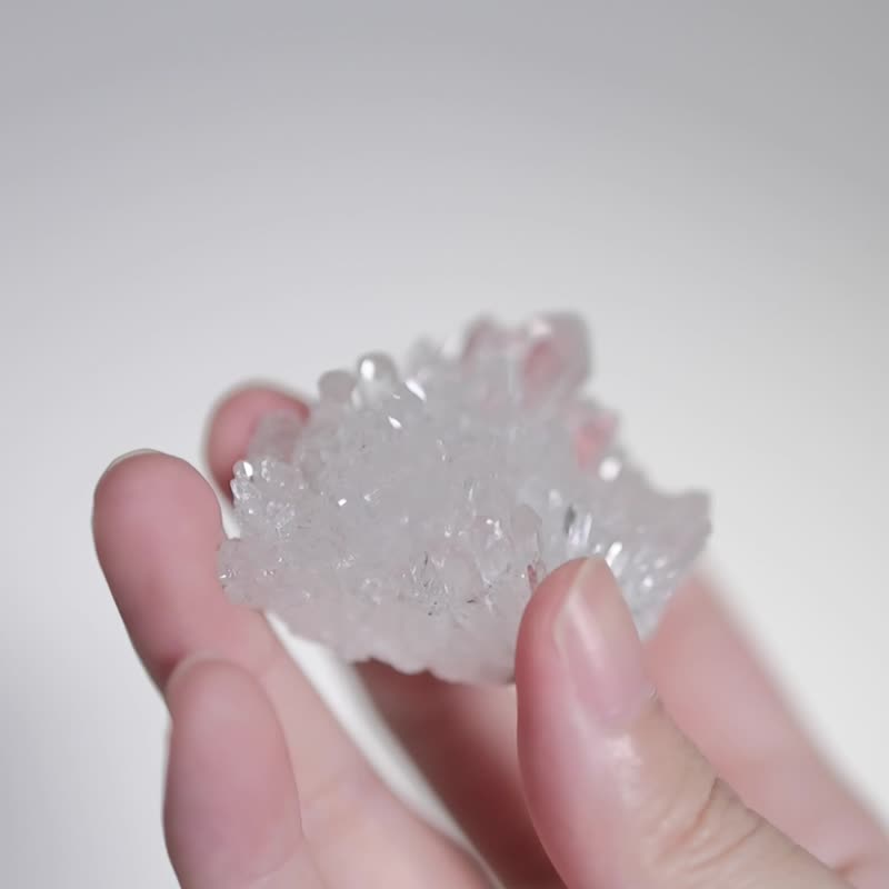 白菊花晶簇 Quartz Crystal Cluster no.3 - 裝飾/擺設  - 水晶 透明