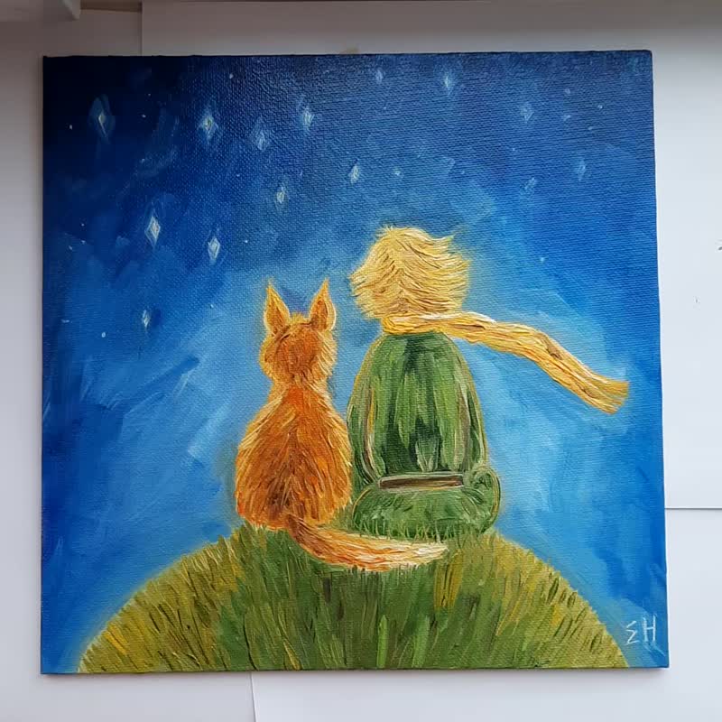 油絵 絵画 原画『星の王子さま』 800x0.jpg