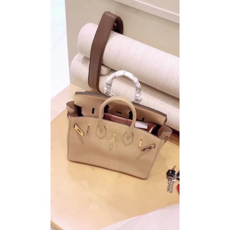 【香港製造韓國絨布】手製內袋 Hermes Birkin 35-Sellier - 化妝包/收納袋 - 其他材質 多色