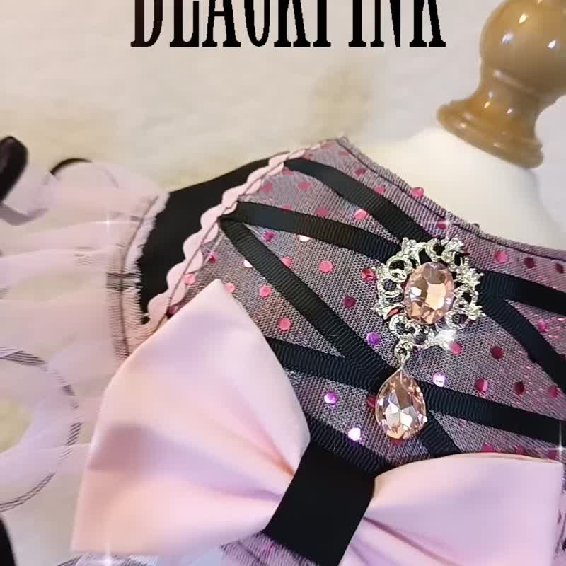 Blackpink pet shape necklace cosplay Cosplay - Clothing & Accessories - Cotton & Hemp Pink