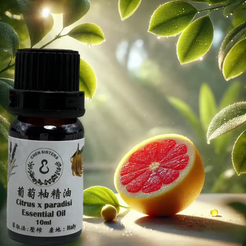 果香精油 葡萄柚精油 10/50ML 100%純精油 單方精油 贈玫瑰擴香石 - 香氛/精油/擴香 - 精油 