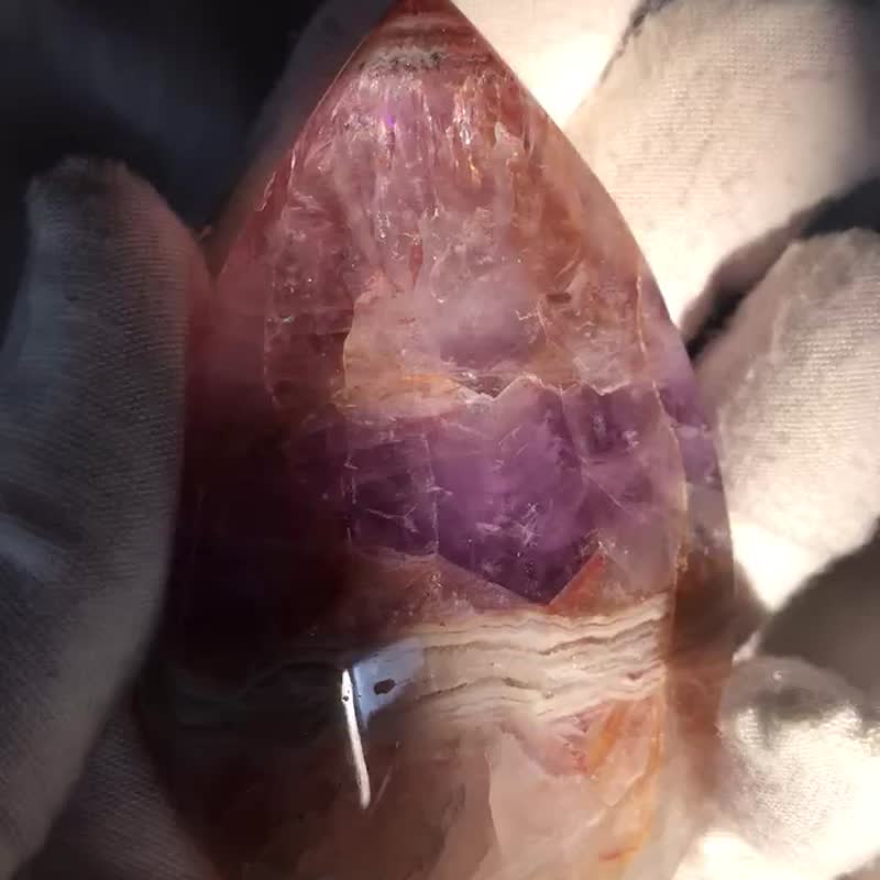 巴西 紫晶 瑪瑙 紫水晶 紫晶簇 紫鎮 礦標 水晶簇 水晶原礦 擺設 - 擺飾/家飾品 - 水晶 紫色