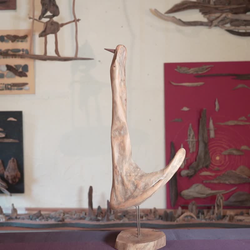 Why not take flight into the world with driftwood birds Wooden birds,  bird - Items for Display - Wood 