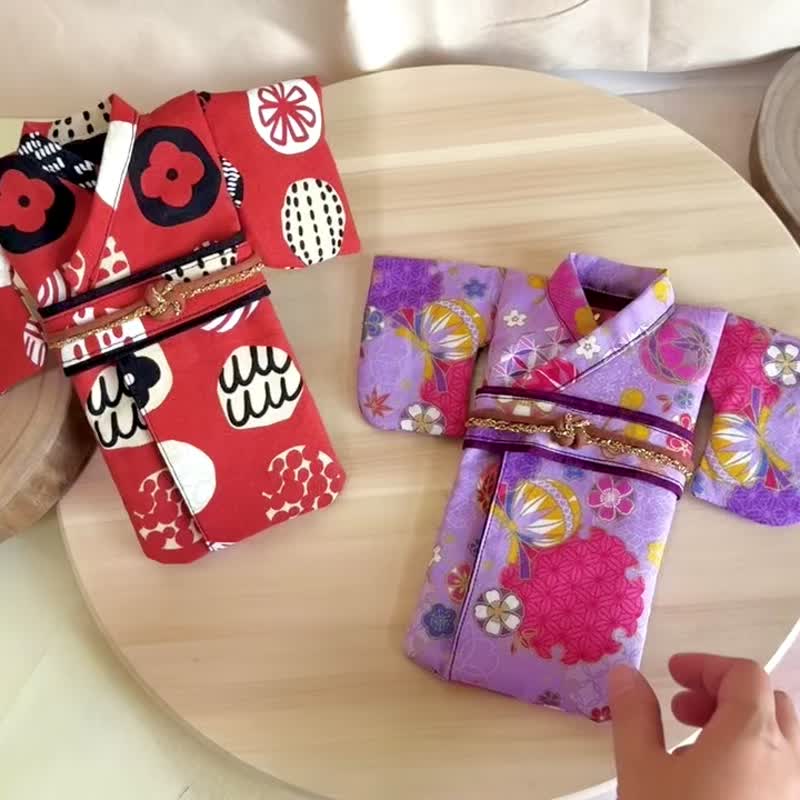 日系和風祈願紅包袋 - 紅包袋/春聯 - 棉．麻 