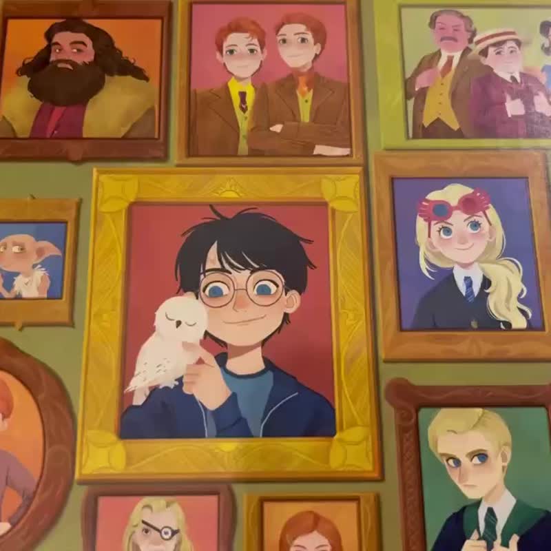 TOi圖益【HarryPotter照片牆】拼圖1000片盒DIY動漫插畫桌遊 - 拼圖 - 紙 紫色