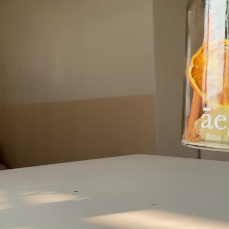 聚財氣水晶瓶 / 招財肉桂黃水晶 入職禮物 DIY材料禮盒 - 裝飾/擺設  - 玻璃 咖啡色