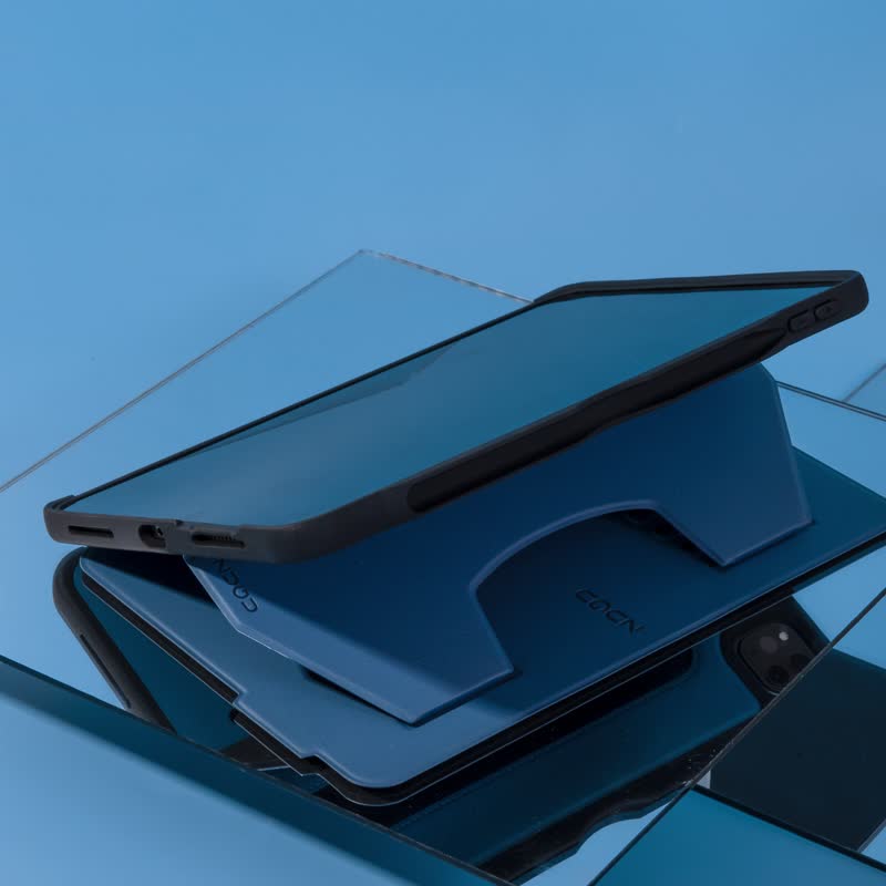 ZUGU iPad case ultra-thin shockproof protective shell - 10.9 inches sky blue - เคสแท็บเล็ต - หนังเทียม สีน้ำเงิน