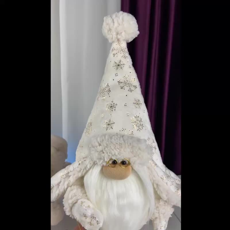 pattern pdf scandinavian gnome Lord of Snowflakes, winter decor, Christmas - Logo 設計/圖案設計 - 其他材質 
