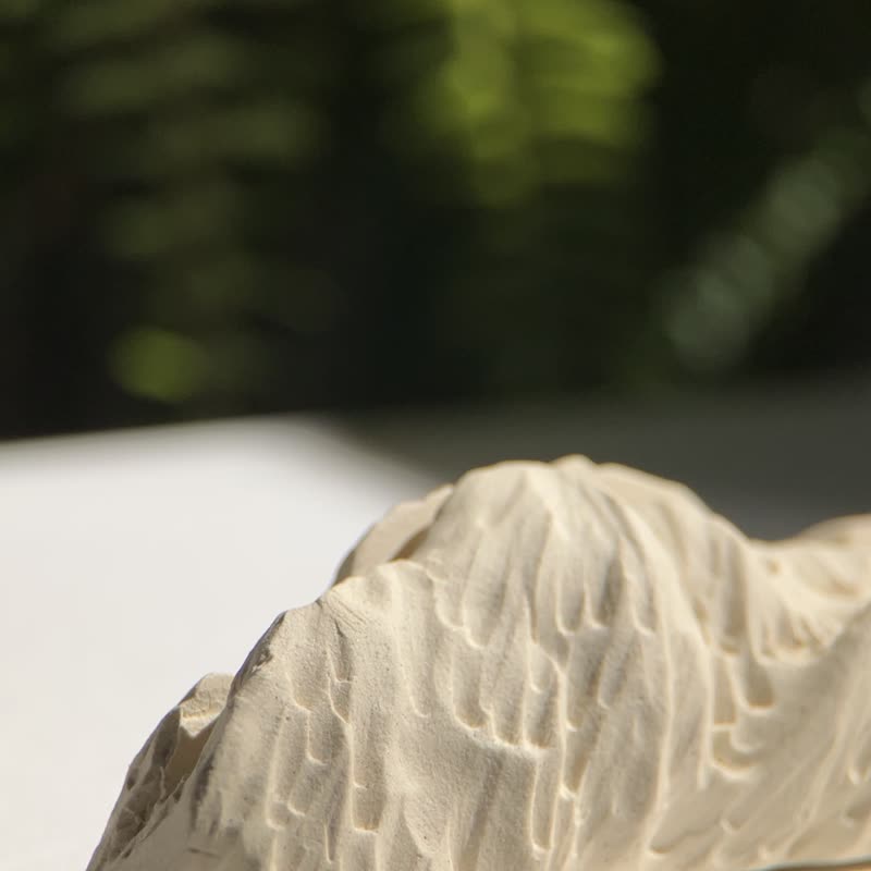 Wendyyu【小山座】12 卡片/名片座 陶瓷 擴香道具 裝飾 聖誕禮物 - 名片架/名片座 - 陶 