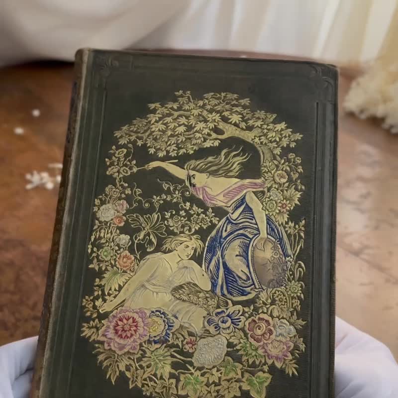 *50853-絕美1850年法國古籍LES FLEURS HISTORIQUES - 刊物/書籍 - 紙 