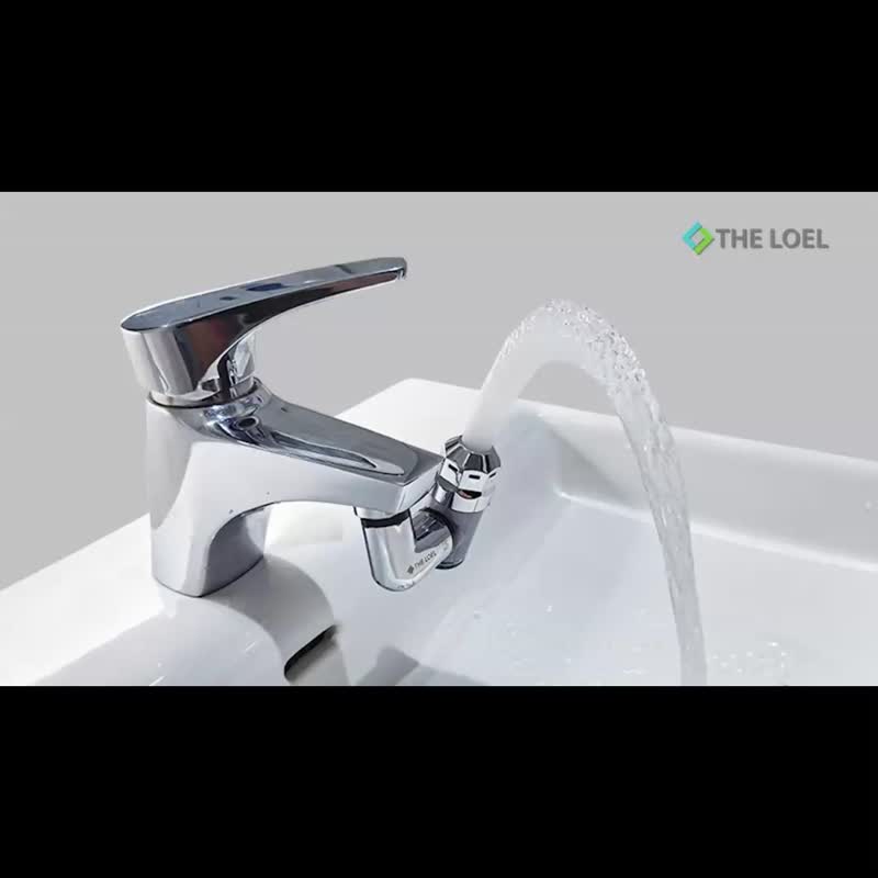 THE LOEL  Korea 360 degree Rotating Faucet Filter (TLV-70) - Bathroom Supplies - Other Materials Silver
