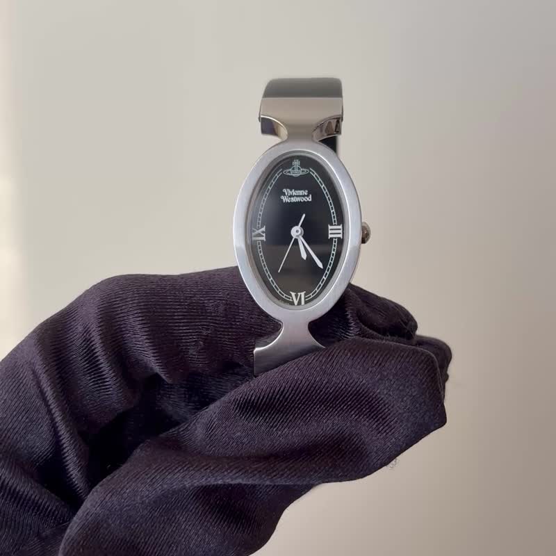 Vivienne Westwood中古錶/復古時鐘/時鐘/老錶/vintage watch/女 - 女錶 - 其他金屬 黑色