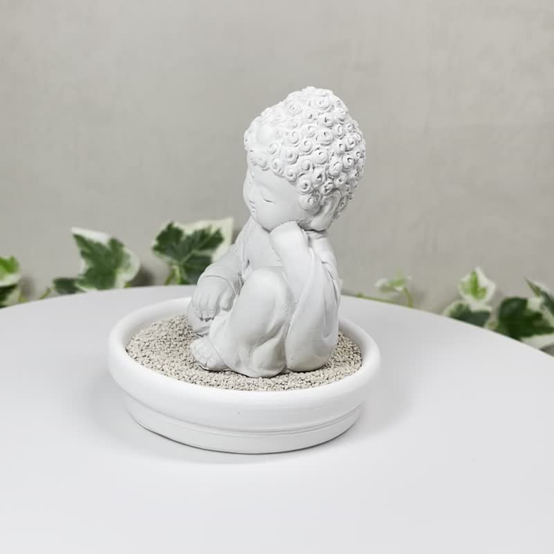 Buddha statue decoration, pure mind, auspicious little Buddha