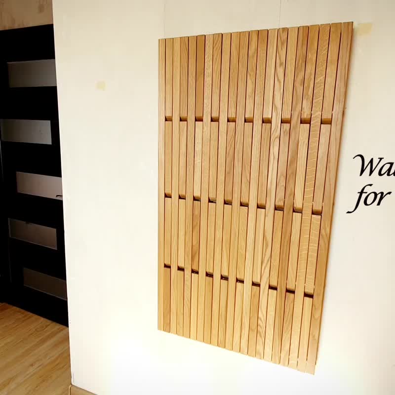 Wall-Mounted Organizer - for shoes and clothes. natural OAK - 其他家具 - 木頭 