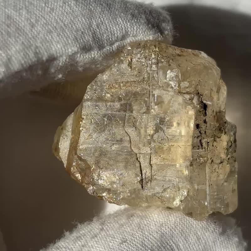 西藏 喜馬拉雅 彩虹皮浮生白水晶簇 老皮老靈魂 - 擺飾/家飾品 - 水晶 透明