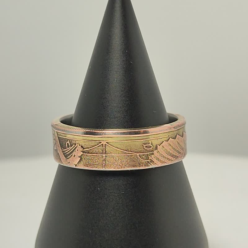 Azerbaijan 20 Qepik Coin, Azerbaijan Coin Ring, Azerbaijan Ring,Ring Azerbaijan - 戒指 - 其他金屬 