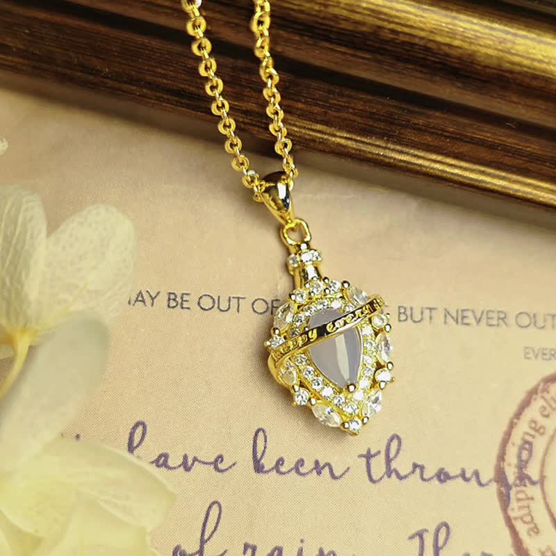 桃花•貴人•招財|冰紫水滴|緬甸A貨翡翠純銀設計款日系吊墜 - 項鍊 - 玉石 