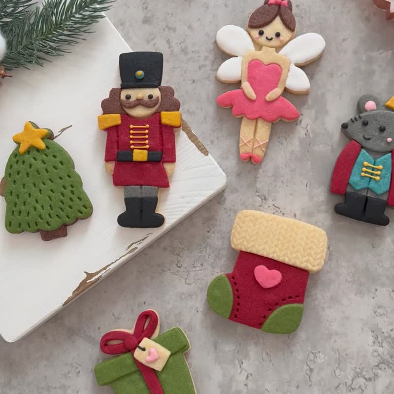 Nutcracker Christmas cookies. - Handmade Cookies - Fresh Ingredients Multicolor