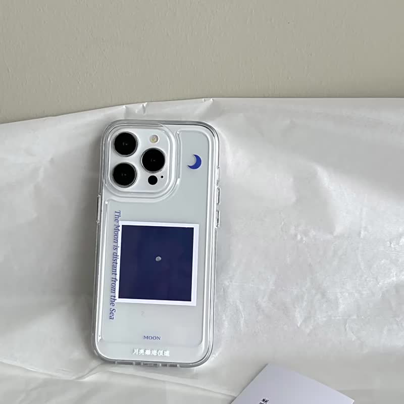 原創 月亮比海更遠iPhone透明全包手機殼 - 手機殼/手機套 - 塑膠 透明